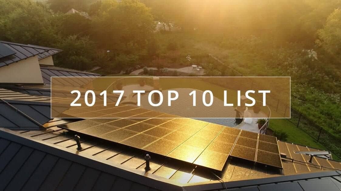 our 10 favorite solar installations of 2017 graphic