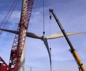 Installation of wind turbine