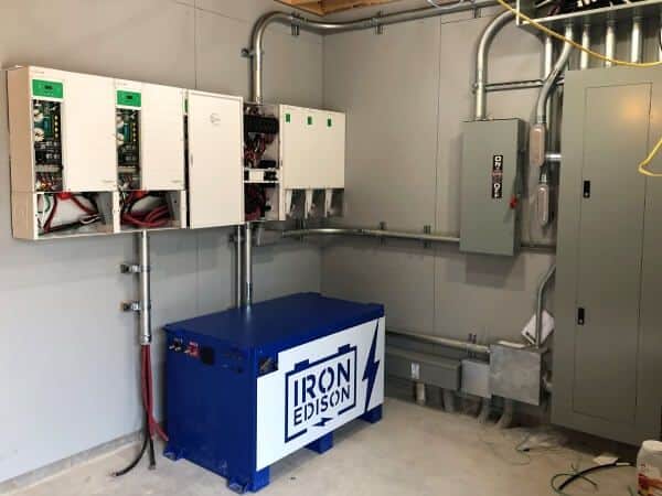 Solar Battery Storage Equipment Room