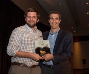 Freedom Solar's team receiving the Austin Business Journal’s fast 50 award for third year in a row
