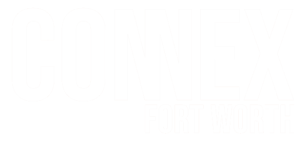 connex fort worth white logo