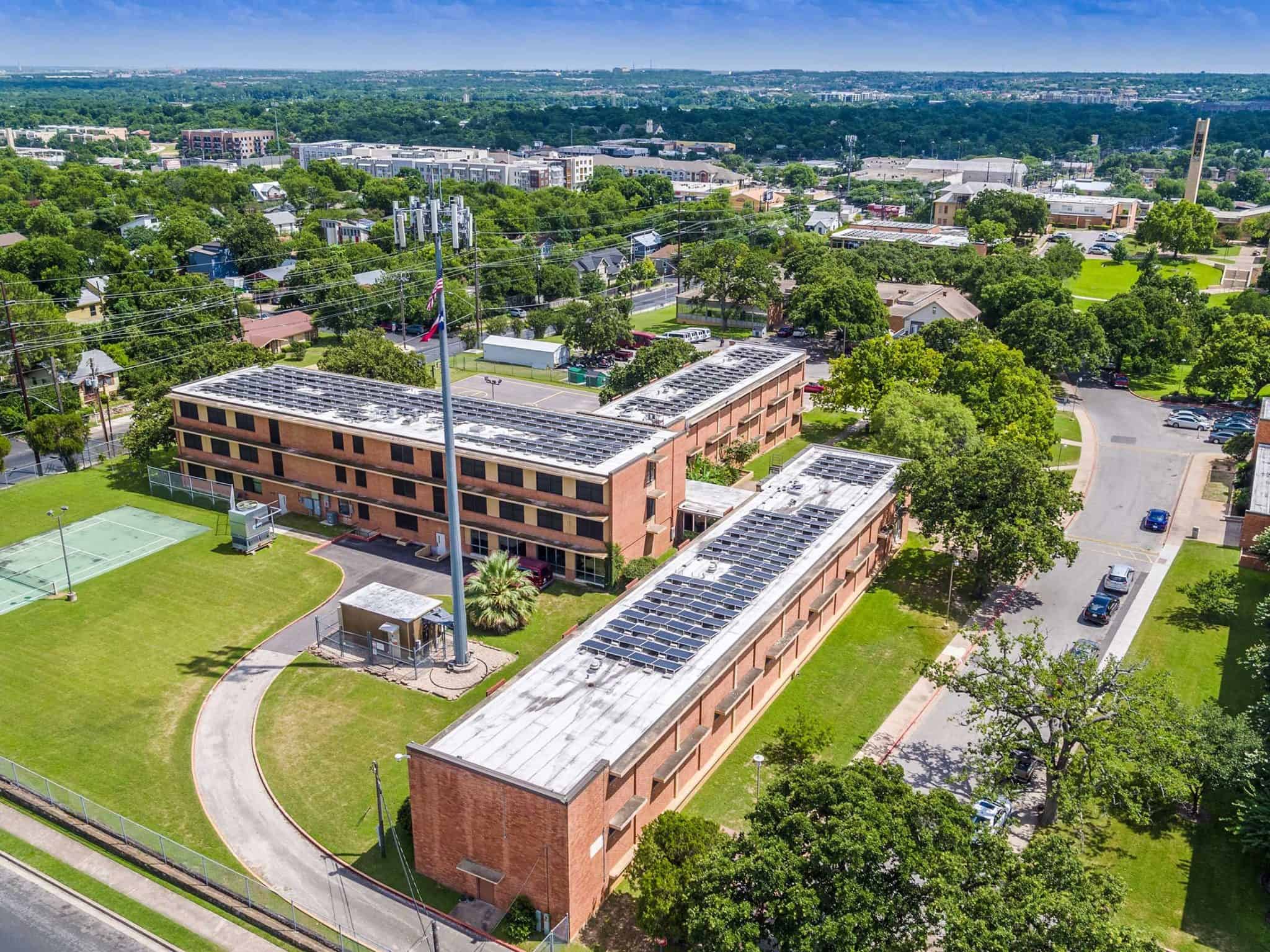 Huston Tillotson University Solar Energy Freedom Solar