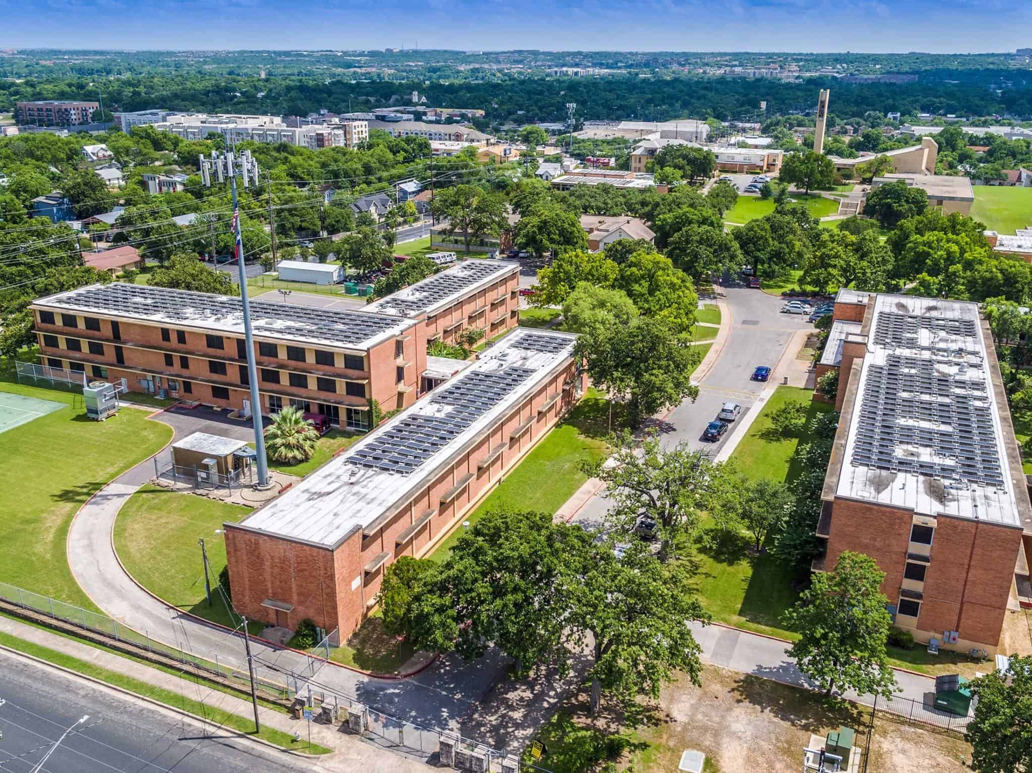 Huston Tillotson University Solar Energy Freedom Solar