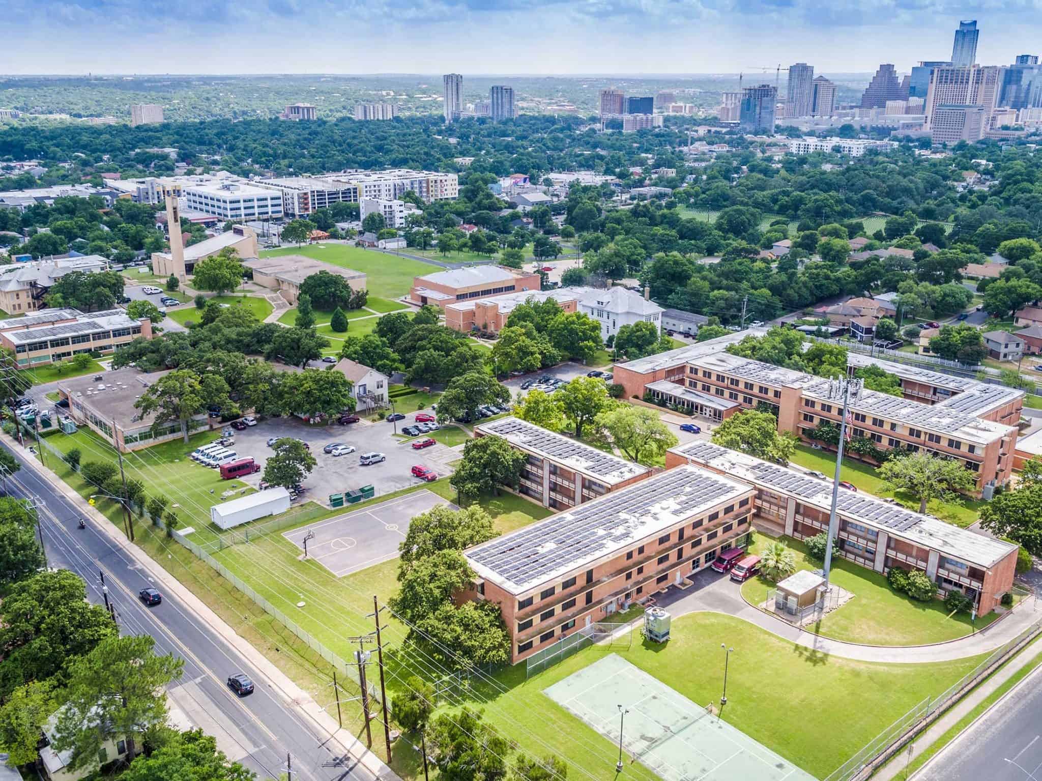 Huston Tillotson University Solar Energy Freedom Solar