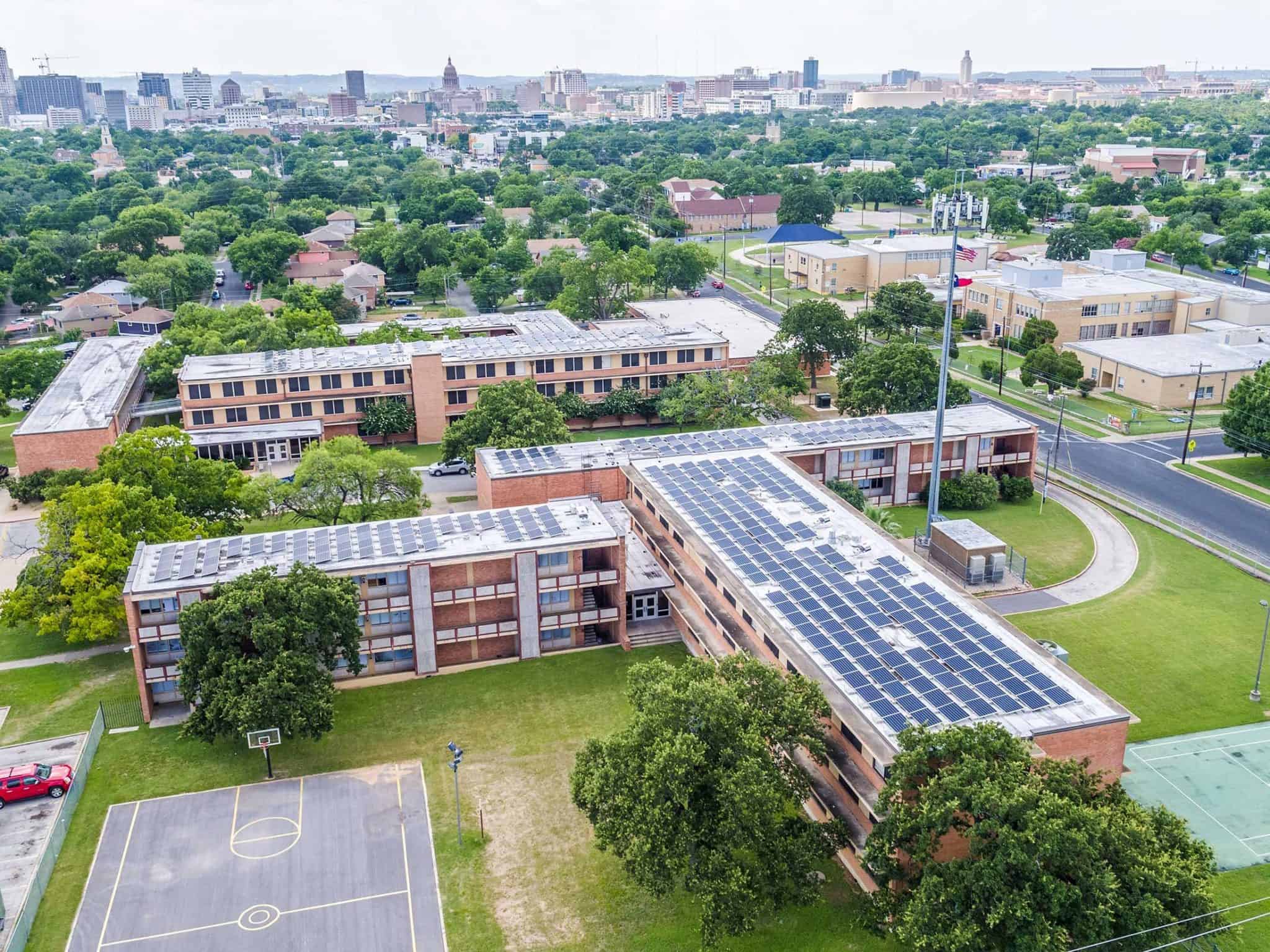 Huston Tillotson University Solar Energy Freedom Solar