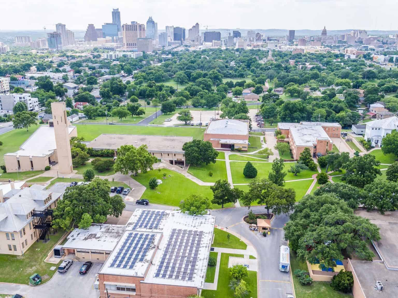 Huston Tillotson University Solar Energy Freedom Solar