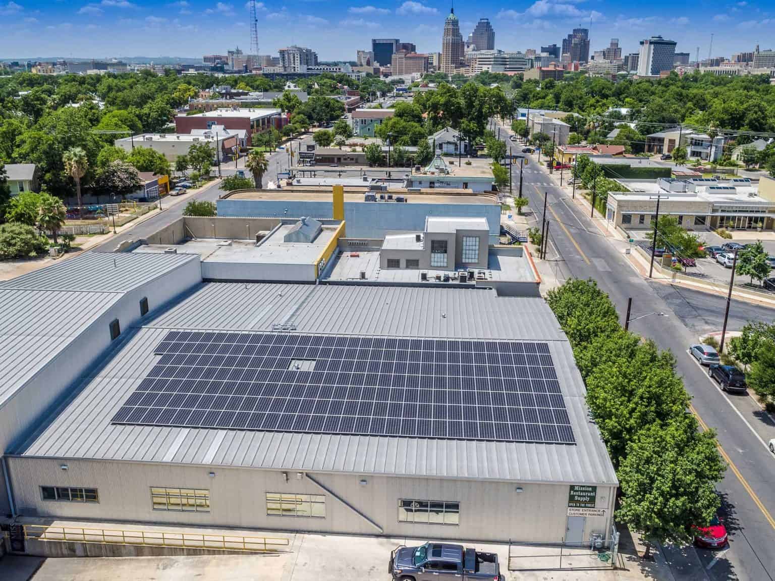 Mission Restaurant Supply Commercial Solar Panel System