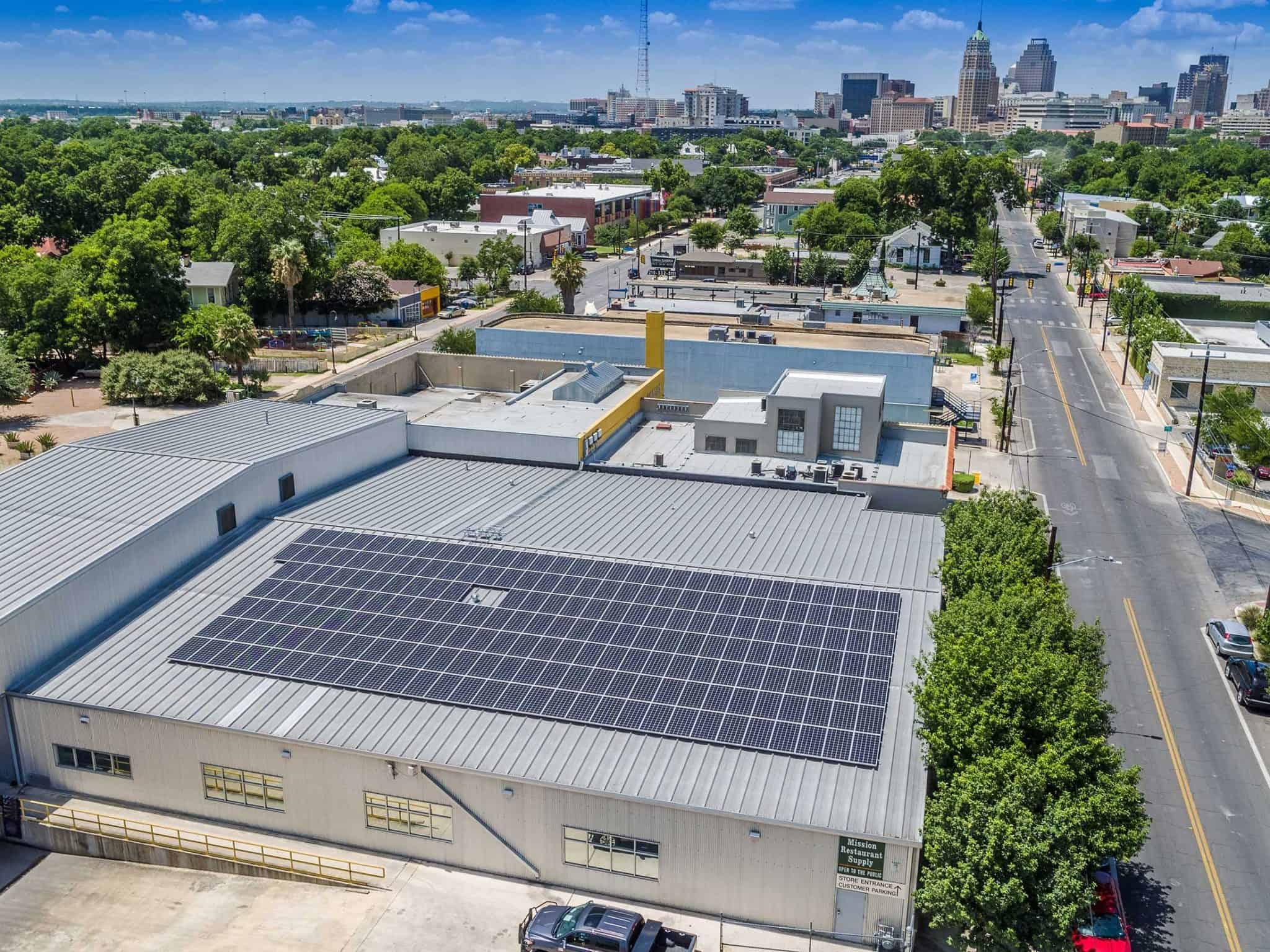 Mission Restaurant Supply Commercial Solar Panel System