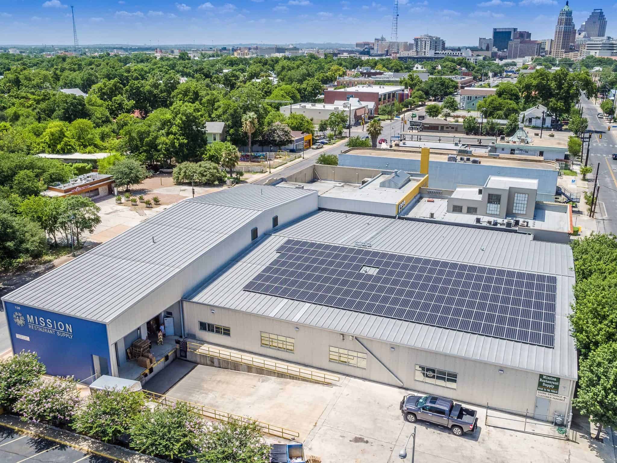 Mission Restaurant Supply Commercial Solar Panel System