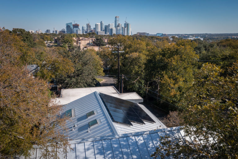 House in the Heart of Austin with Solar Panels