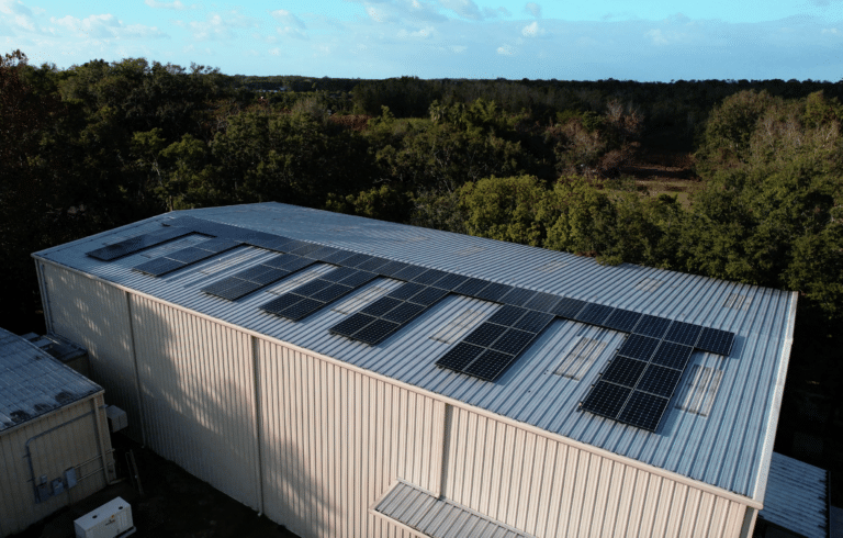 Southeastern Food Bank, solar panel donation by Freedom Solar