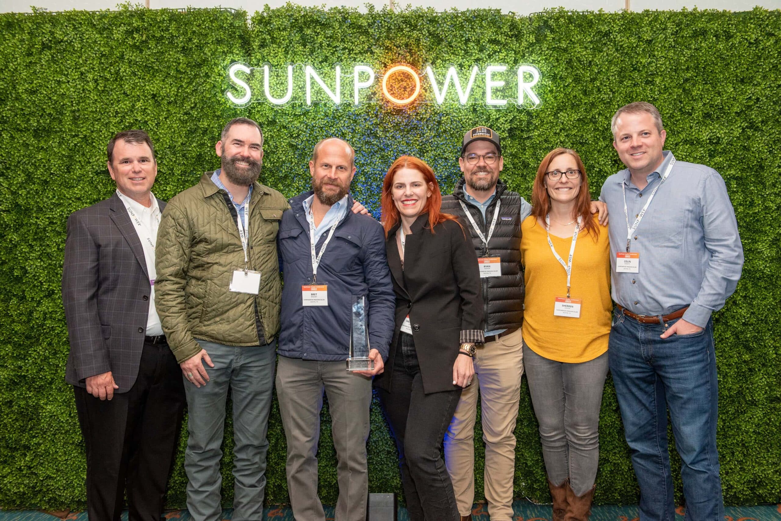 Freedom Solar Power CEO + Team at SunPower