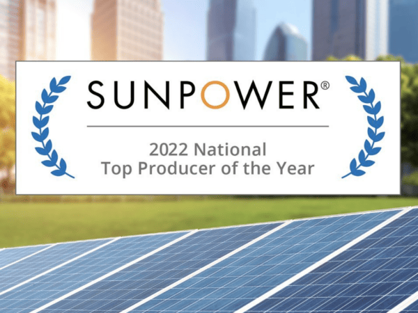 Freedom Solar Wins SunPower’s 2022 National Top Producer Award