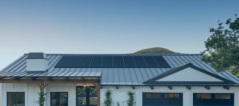 house with freedom solar panels