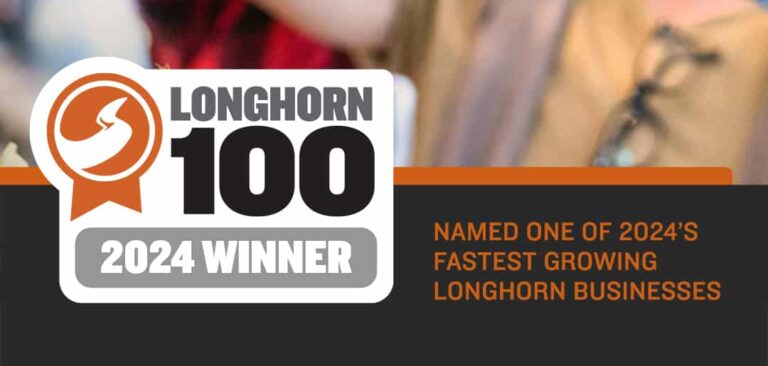 FY24 L100 socialoverlay2 e1715802797926 - Proud To Be A Longhorn-Owned Business: Freedom Solar #20 in Longhorn 100 Awards